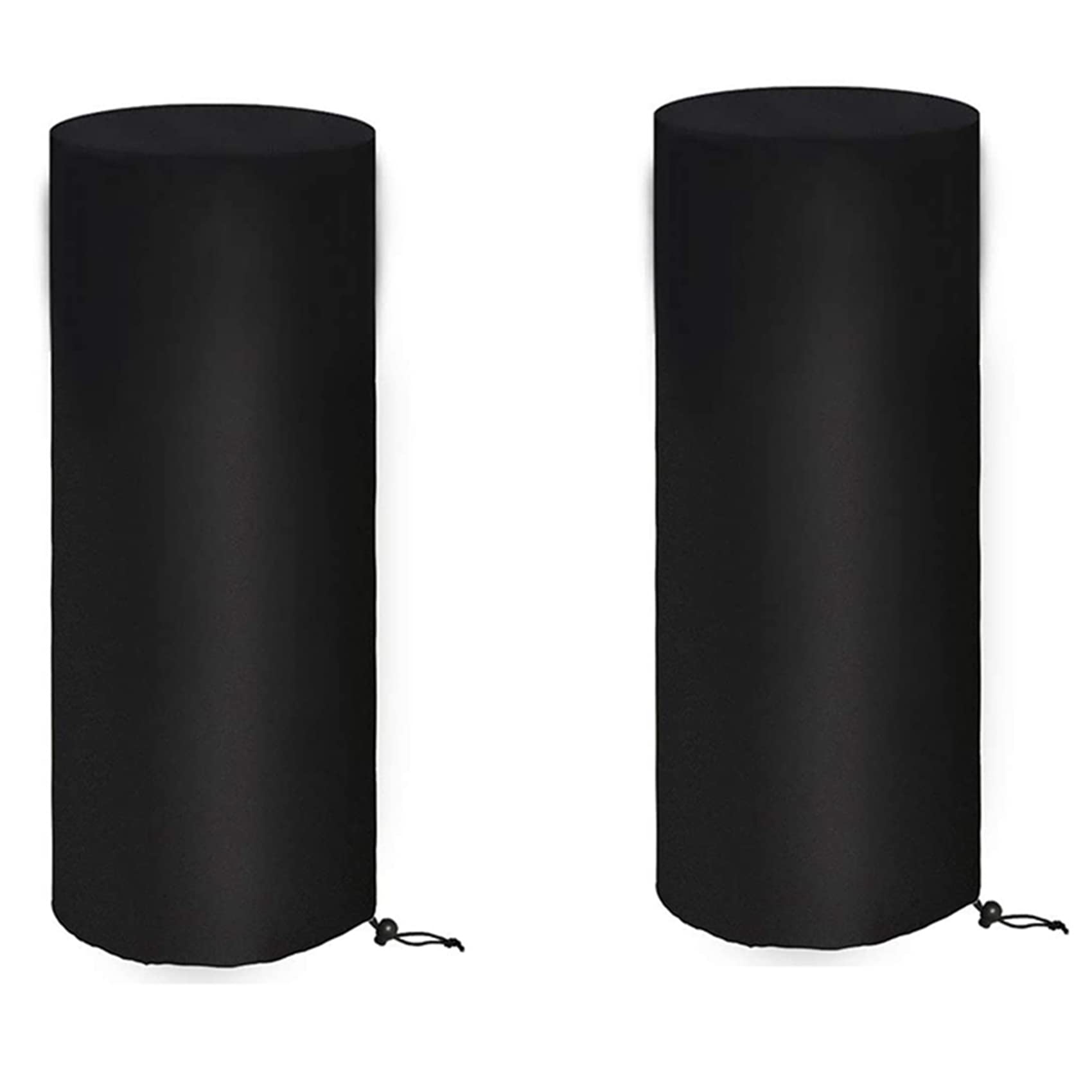 Hndhbfgrt 2X Patio Heater Covers Waterproof Outdoor Heater Cover 210D Oxford Waterproof, Windproof, Protection Around 50X50X120 cm