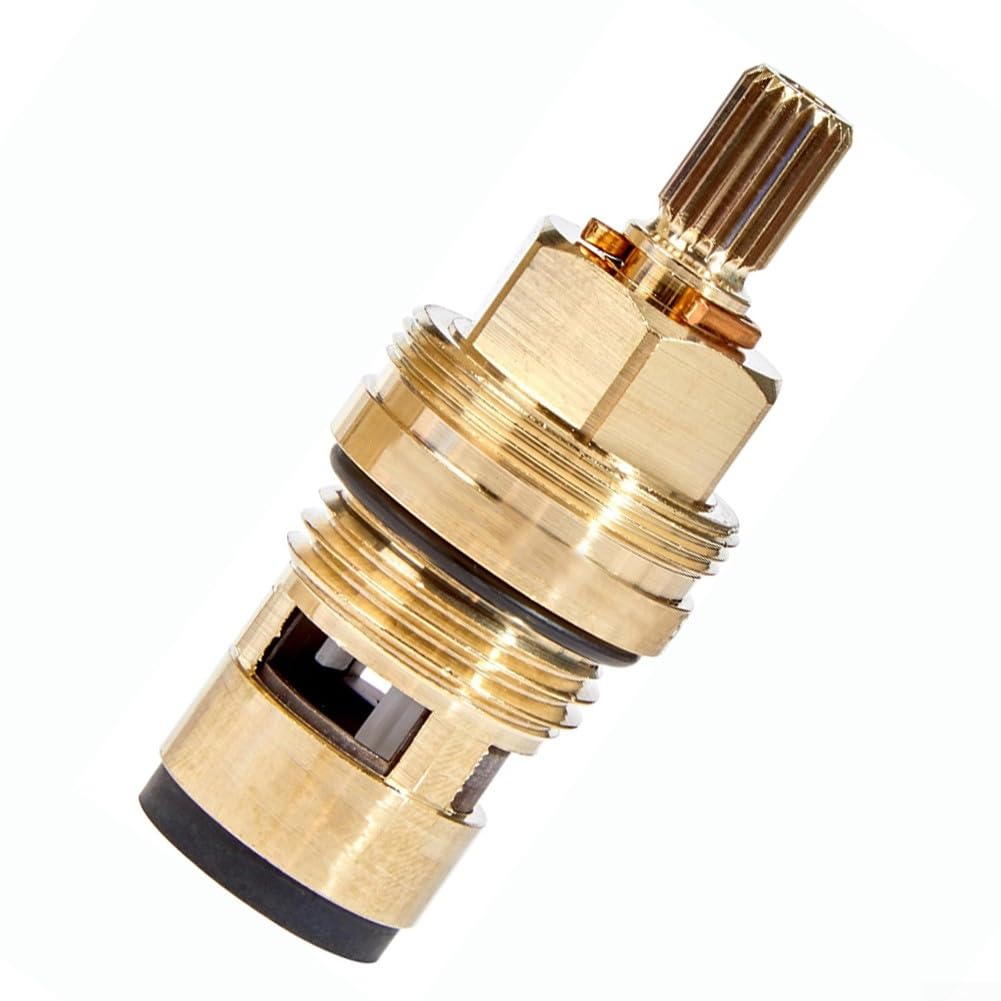 45346000 Cartouche thermostatique pour GROHE 1/2" avec rondelles d'étanchéité en céramique, angle de rotation 180°, cartouche laiton pour thermostat de douche, robinet de salle de bain