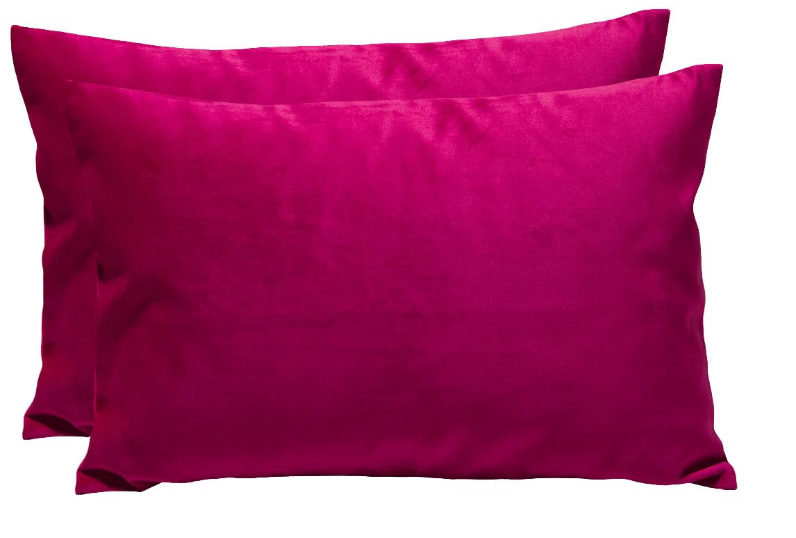 TangDepot 2-Pack Super Soft Velvet Pillow Covers, 20x20 Grass Green — view 92
