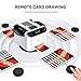 KPAW Automatic Card Shuffler and Dealer - 1-2 Decks Support 12 Players, 4 Drawing Remotes, Auto Post-Shuffle Deal, Consecutive/Random Dealing, for Poker, Blackjack, UNO, Phase 10, Five Crowns (White)