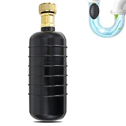 Drain Cleaning Bladder for 4–6 Inch Pipes, Water Powered Drain Unclogger for Main Sewer Line, Bathroom, Kitchen Sink, Bathtub, Basement & Pool Drains