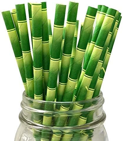 Nammaboomi Bamboo Design Bio-Degradable Paper Straws (30)