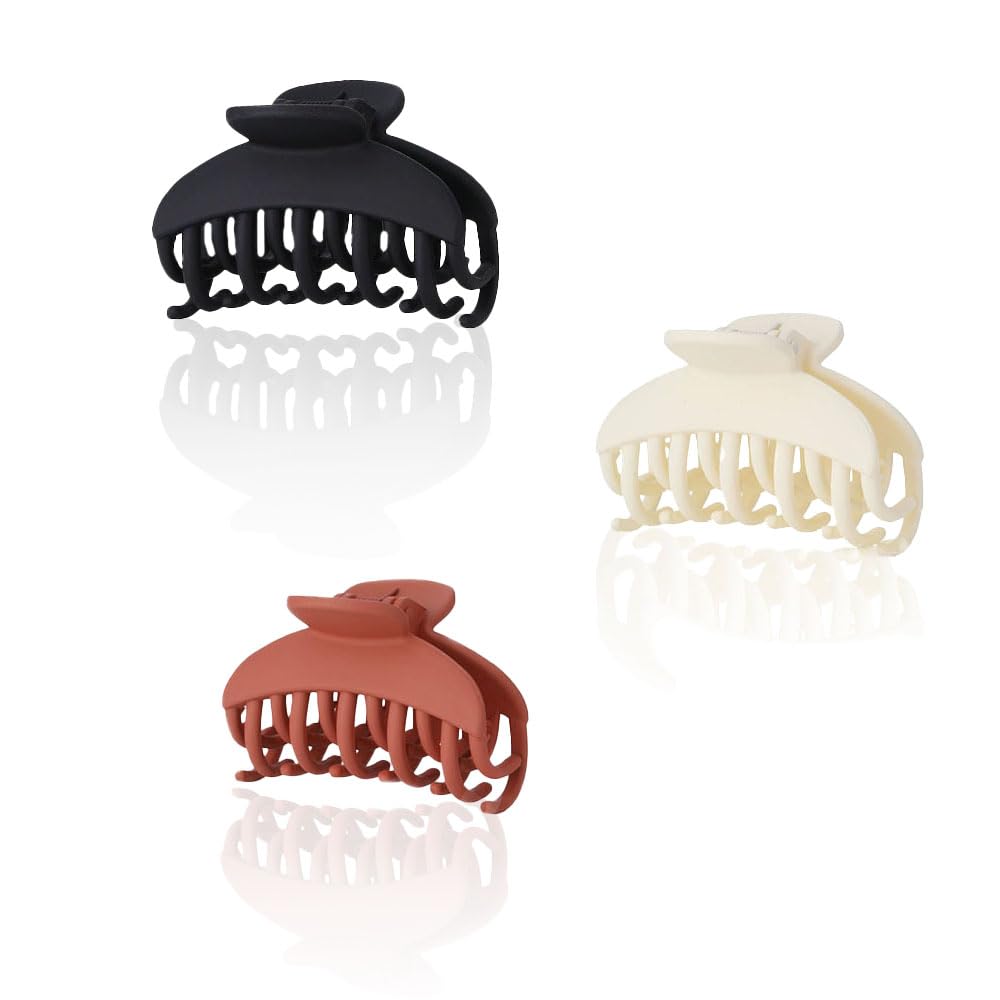FEADIR Tortoise Shell Hair Claw Clips - Non-Slip Grip
