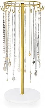 Palmhill Necklace Holder,Necklace Organizer Jewelry Stand Keychain Display