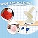 AMGSH Yarn Ball Winder Manual Winder Holder Hand-Operated Swift Yarn Fiber String Ball (Blue)