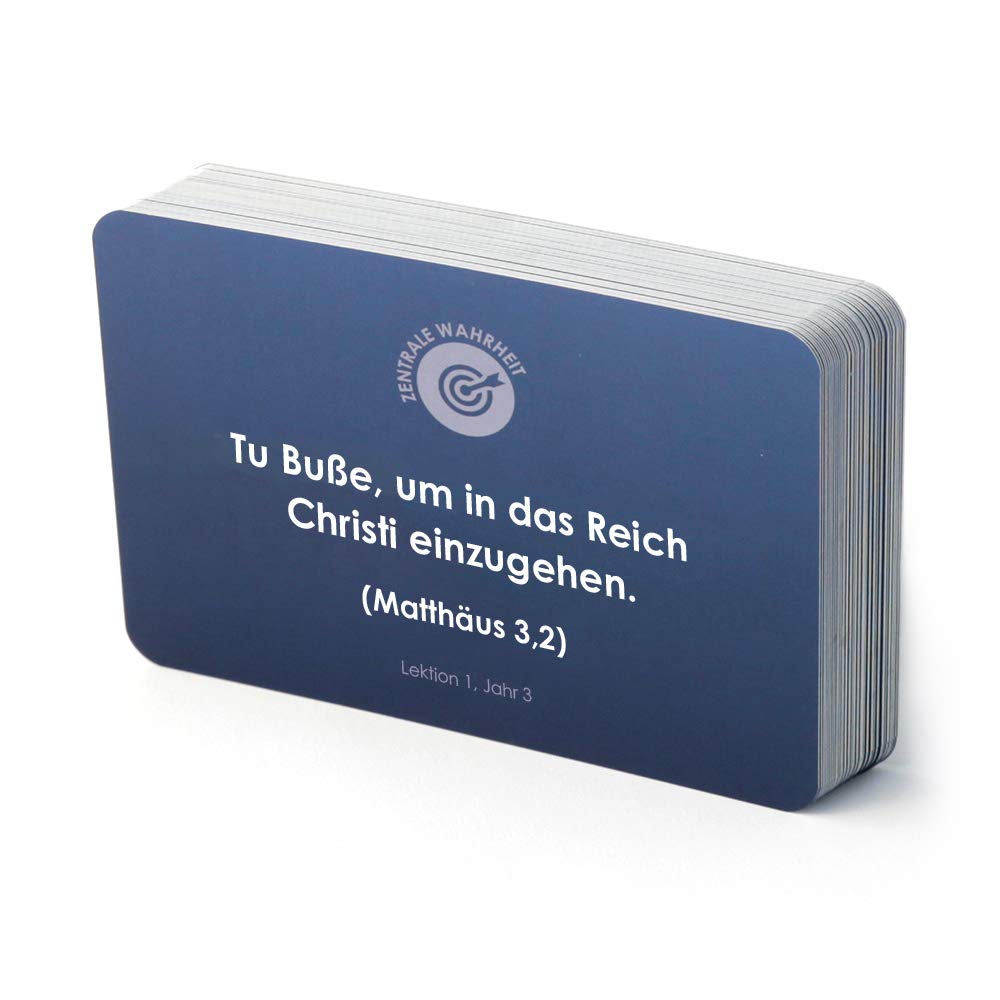 Generationen der Gnade – Lernkarten mit Bibelversen – Jahr 3