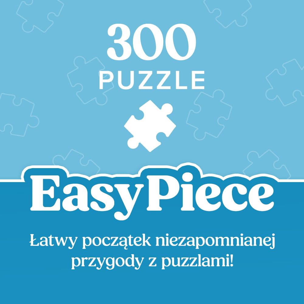 Trefl - Puzzle EasyPiece: Pieski na Wsi - 300 Elementów - Duże Elementy, Łatwe Układanie, dla Dorosłych i Dzieci od 10 lat