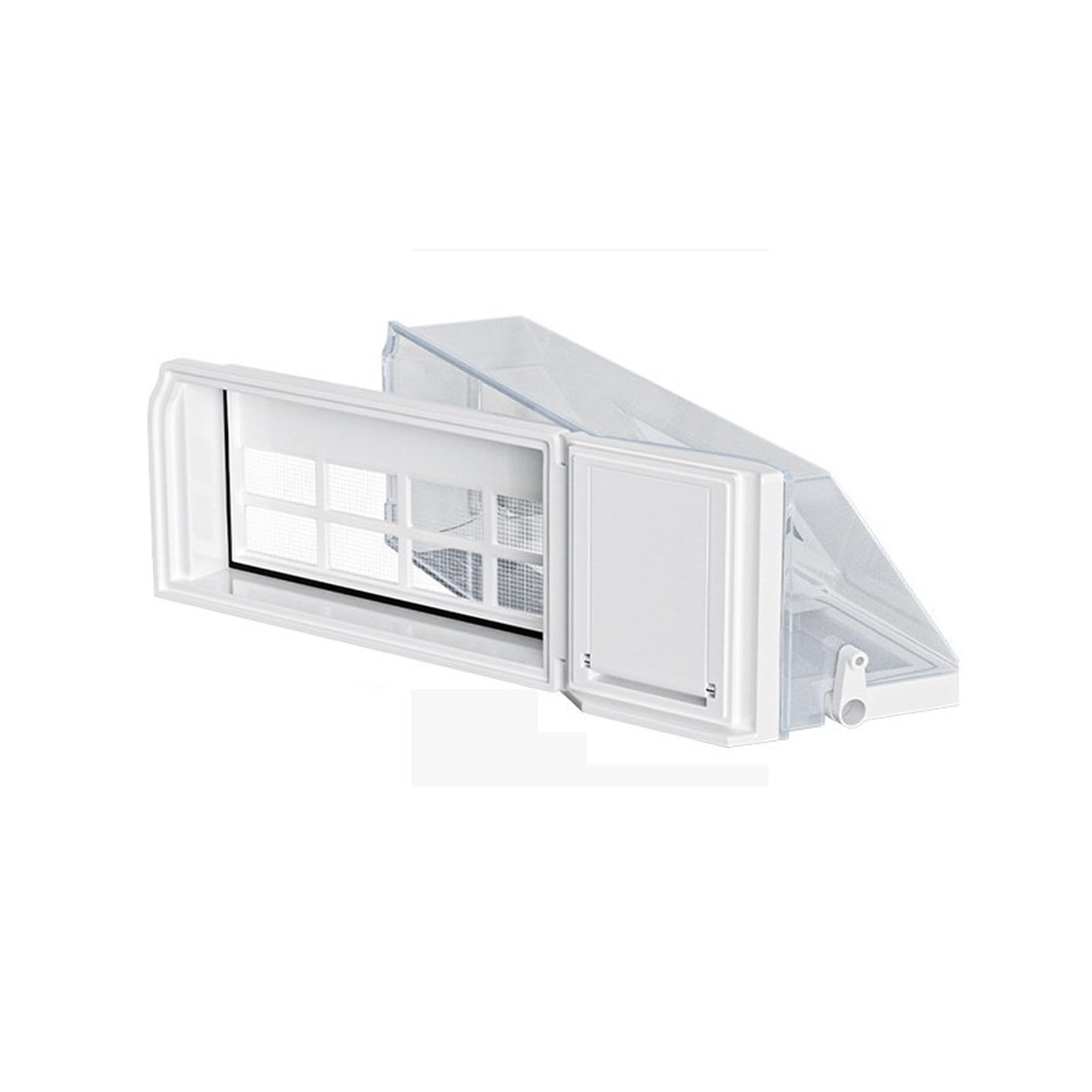 OUNCU Assembly Dust Box,Compatible For Ecovacs Debot X1 OMNI / T10 OMNI / X1 TURBO / T10 TURBO / DBX53 Vacuum Cleaner Parts(White)