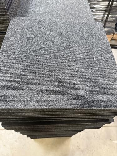 Dark Grey Carpet Tiles 50x50 cm - 20 Pack
