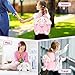 everfront Kids Backpack Bunny Pink with Leash,Toddler Backpack Stuffed Animals Toddler Toys,2 3 4 5 6 Year Old Girl Birthday Gift (Bunny Pink)