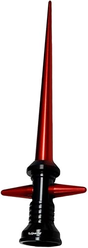 Miniatura 4 de Espada láser de hoja de 5.4 pulgadas, color rojo y negro, antena en aluminio mecanizado CNC para Toyota Tundra 99-18 1999-2018