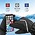 Rechargeable Heated Gloves for Men & Women, 3-Level Temperature Control, Touchscreen, Waterproof and Warm, Ideal for Cycling, Skiing, Skating, Hiking