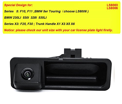 Image of HD Color CCD Waterproof Vehicle Car Rear View Backup Camera, 170 Viewing Angle Reversing Camera for BMW 1 /2 /3 /4 /5 /7 /M Series X1 X3 X4 X5 X6 F18 F35 F45 F46 F48 F80 520Li 525Li (NO.1 Backup Camera)