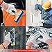 FOSHIO Vinyl Wrap Gloves, Professional Anti-Static Application Carbon Fiber Vinyl Wrap Tool Dust-Free Non Slip Working Gloves (1 Pair)