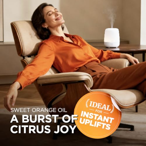 Image of 100% Pure Orange Essential Oil - 4 Fl Oz - Orange Oil for Hair, Skin, Diffuser, Aromatherapy & DIY Candle Making Scent