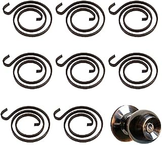 CYUaoao 20 Pcs Door Handles Springs 2.5 Turns Coil Replacement Repair Kit (1.1mm, Black Zinc Coating)