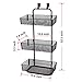 Hanging Kitchen Baskets - MILIJIA 3 Tier Free Standing Mesh Basket Organizer with Hooks for Kitchen Bathroom Pantry