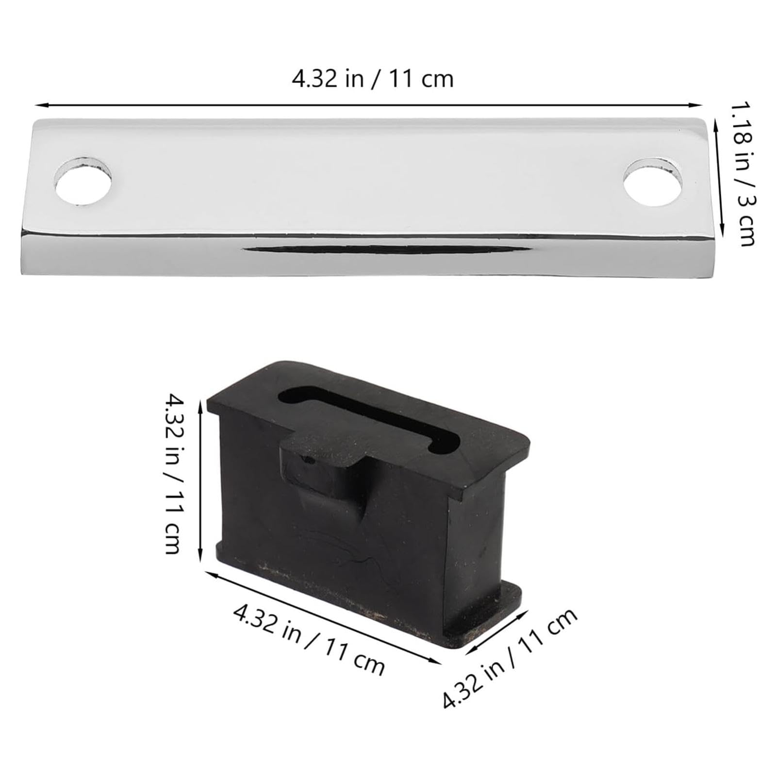 Staffa Porta Tubo Di Scarico Per Moto Universale - Morsetto In Acciaio Inox, Diametro 110mm