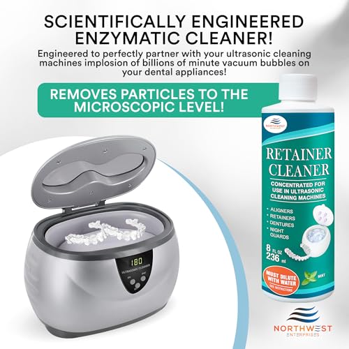 Northwest Enterprises RETAINER 16OZ MINT Ultrasonic Retainer Cleaner Solution Concentrate thumb #4