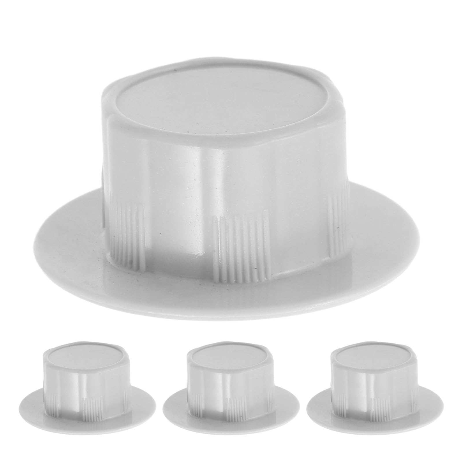 Mikinona 4pcs Kids Slide Screw Caps Replacement - Plastic Nut Covers for Playground Equipment - Children Slide Fixing Accessory - Easy Installation, 1.2inch ID
