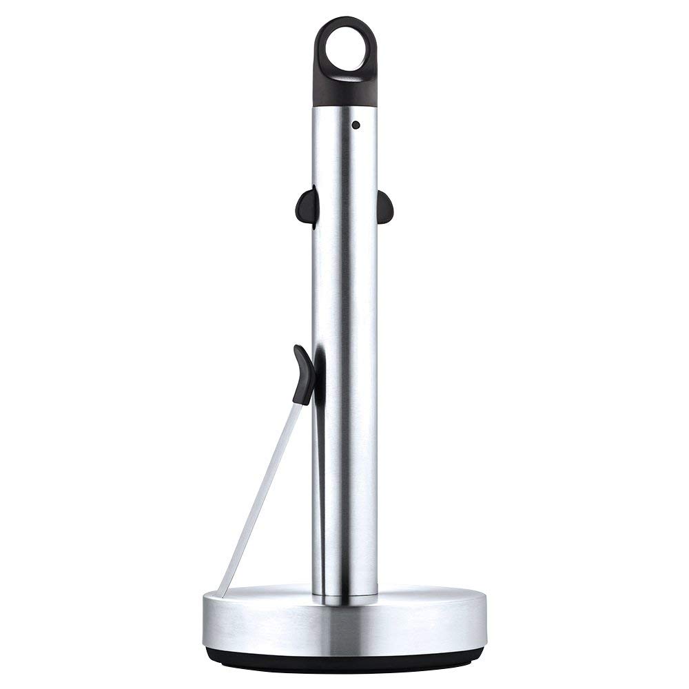 blomus"Loop" Paper Towel Holder, Silver/Black