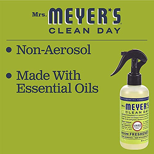 Mrs. Meyer's Clean Day Room Freshener Spray, Lemon Verbena Scent, Instant & Refreshing Fragrance Made With Essential Oils, 8 Fl Oz Spray Bottle (Pack Of 1) #TOP3
