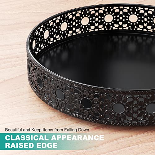 Lazy Susan Organizer, 12 Inch Lazy Susan Turntable For Cabinet Table, Phinox Turntable Organizer Lazy Susan Spice Rack With Non-Slip Pad, Large Lazy Susan For Kitchen Bathroom Pantry Vanity (Metal) #TOP2