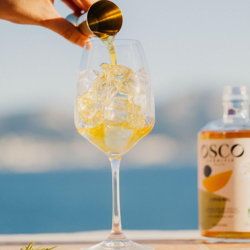 OSCO L'Original apéritif sans alcool 0.0% bio 700 ml - Spiritueux sans alcool amer, aromatique, frais - Apéritf vegan, sans gluten, plusieurs fois primé et à faible teneur en sucre
