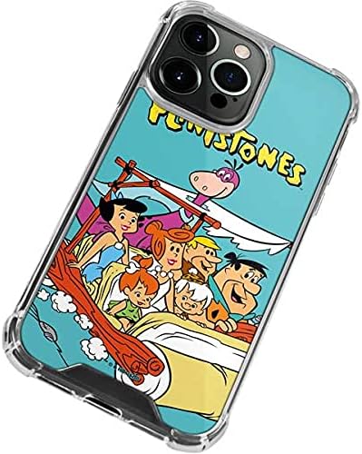 Skinit Clear Phone Case Compatible with iPhone 13 Pro Max - Officially Licensed The Flintstones and Rubbles Design