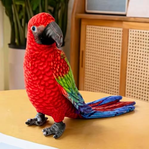 Image of Tickles Cute Parrot Soft Stuffed Plush Bird Toy for Kids Boys & Girls Birthday Gifts (Size: 30 cm Color: Multicolor)