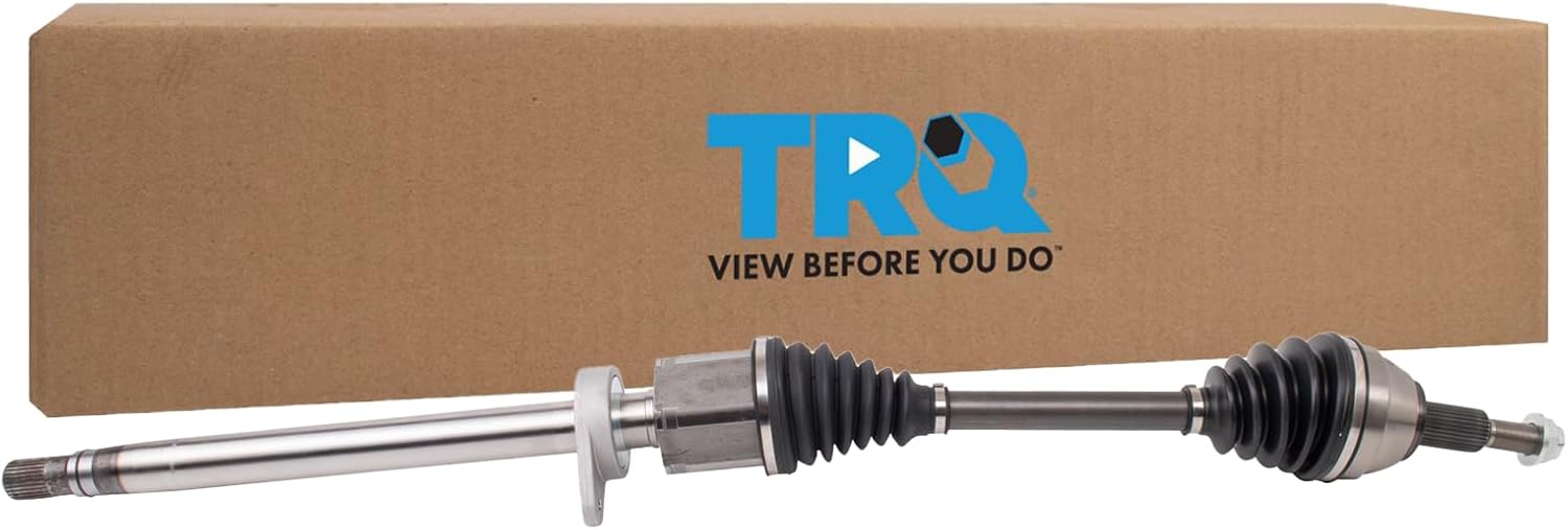TRQ CV Axle Shaft Assembly Compatible with 2017-2024 Chrysler Pacifica 2020-2024 Voyager 2013-2019 Ford Taurus