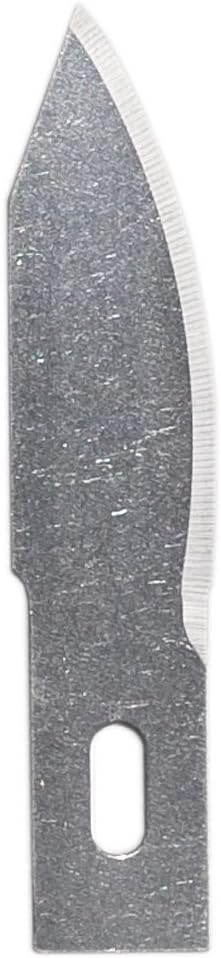 #25 Contoured Hobby Blade – 5-Pack | Curved Carbon Steel Knife Blades for Cutting, Carving & Modeling | Fits Standard Hobby Handles | Made in USA