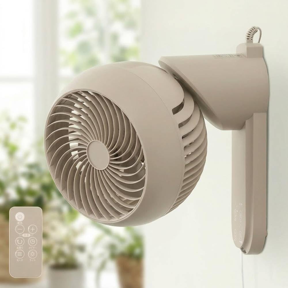 壁掛け扇風機 サーキュレーター 22畳対応【パワフル送風 省エネ 節電対策 リモ Amazon | 壁掛け扇風機 サーキュレーター 22畳対応【パワフル送風