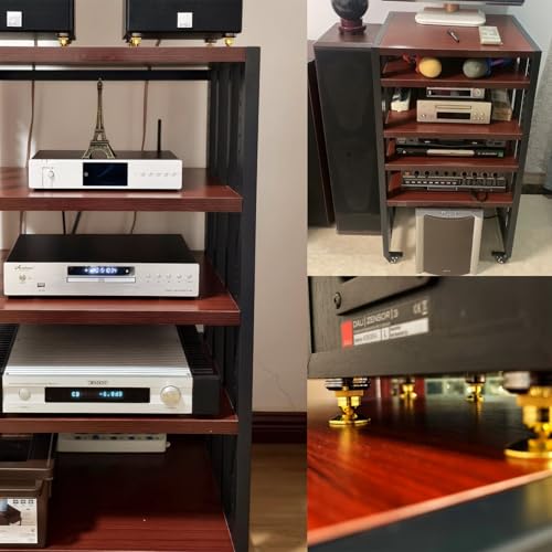 Rangement multimédia pour jeux avec un design noir profond