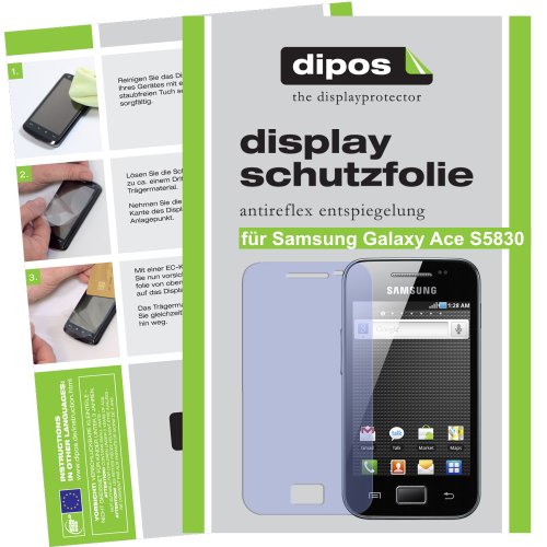 dipos 2 x Protectores de Pantalla Compatible con Samsung Galaxy Ace S5830