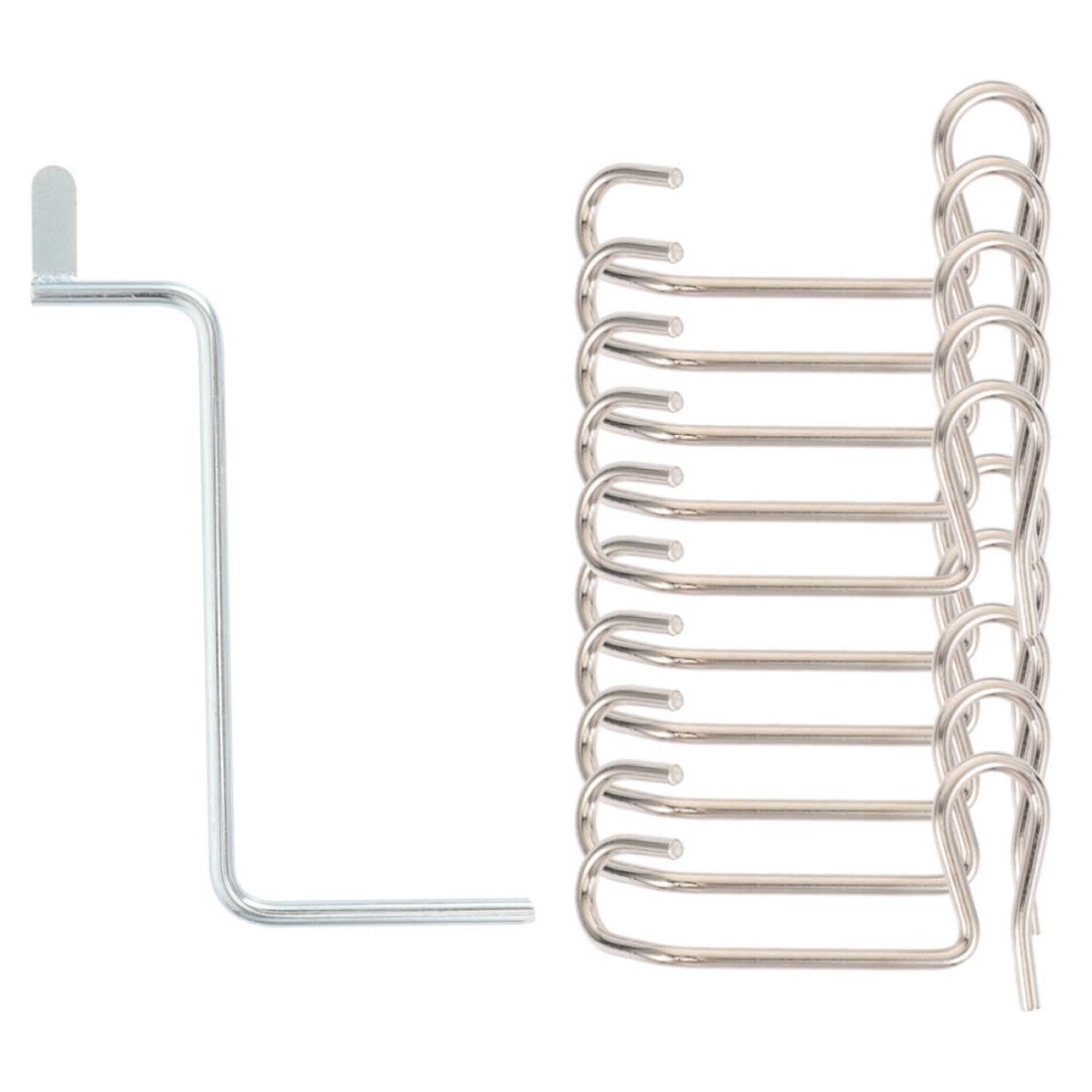 FOMIYES Tendeur de Fil Métallique pour Maintenir la Stabilité des Clôtures Argenté en Acier Inoxydable et Réparer Les Structures de Clôture Accessoires Inclus