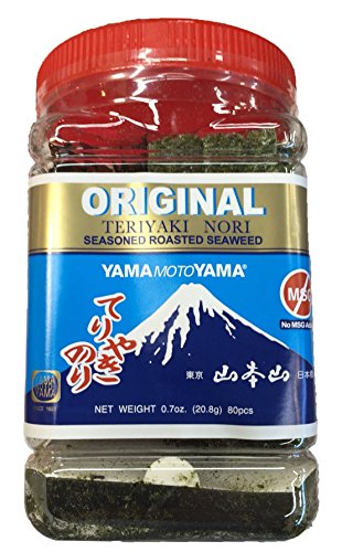 Teriyaki Nori Seasoned Roasted Seaweed (Original) 1 Jar 0.7oz