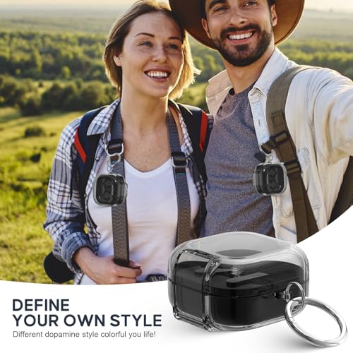 Coque Galaxy Buds 4 Pro transparente avec clip et kit de nettoyage