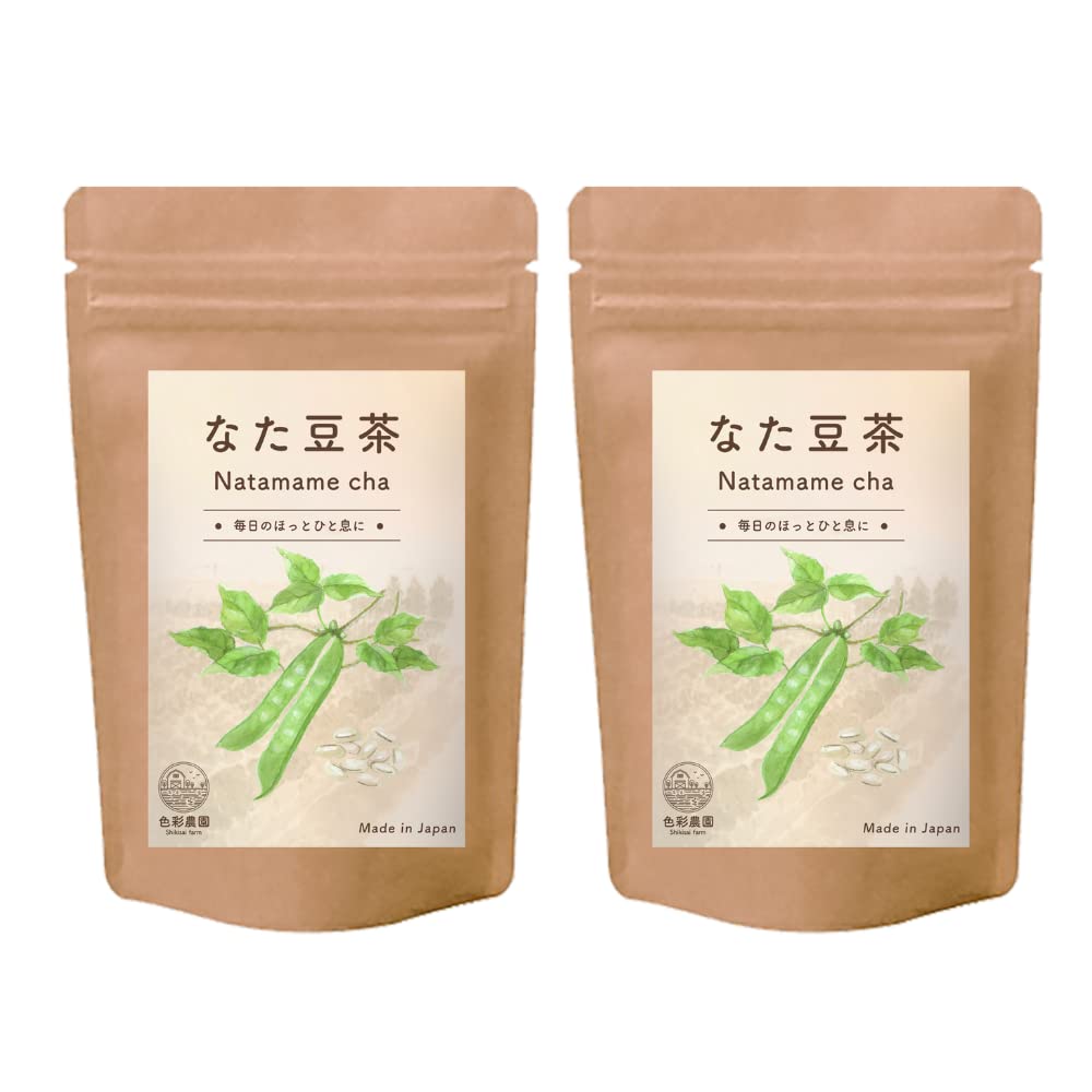 Amazon | 色彩農園 国産 なた豆茶 ティーバッグ 3g×30包 2袋セット 刀