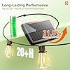 addlon 33(27+6) FT Solar String Lights Waterproof,Patio Light Solar Powered with Remote& USB Port 9+1 LED Shatterproof Bulbs 3 Lighting Modes Outdoor for Camping Backyard Garden #1