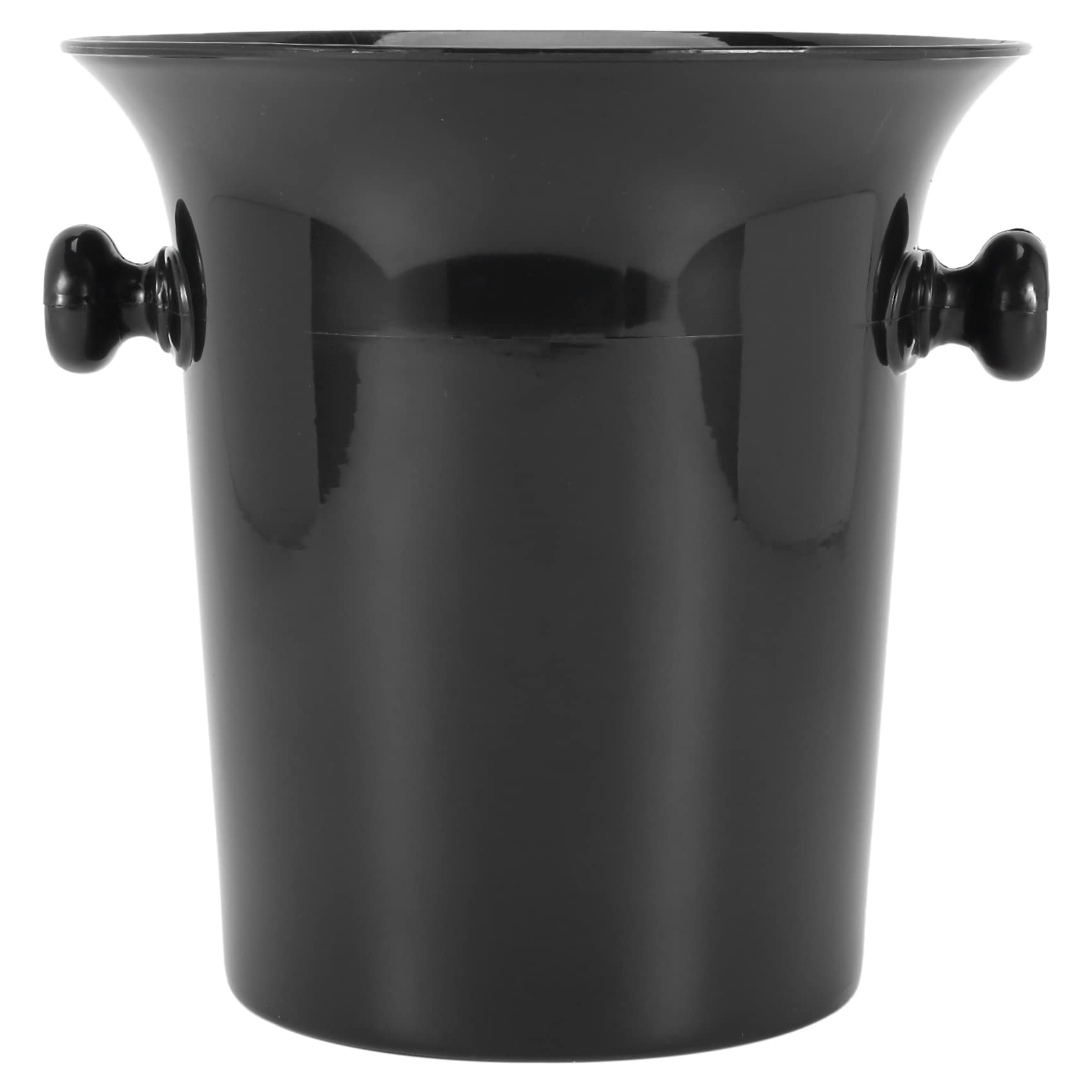 Dacvgog Black Wine Dump Plastic Wine Spittoon - Standard Size With Funnel Champagne Bucket