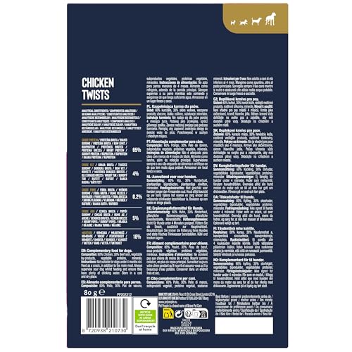 Pet People Chicken Twists 80g, Natural, Grain Free, High Protein, Dental Care, Dog Snacks - 8pc, 80g (10 Bags) - Image 2