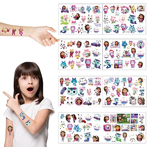 GENGUTOR Tattoo Kinder, Tatouages pour enfants à coller,pour Cadeaux D'anniversaire enfant cadeau fête Festival Déco Cover
