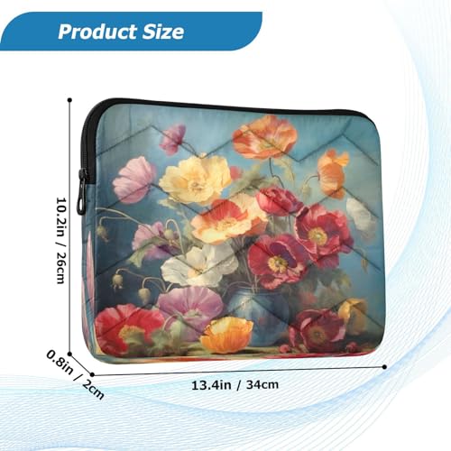 Funda para laptop con flores coloridas para 13-14 pulgadas miniatura 3