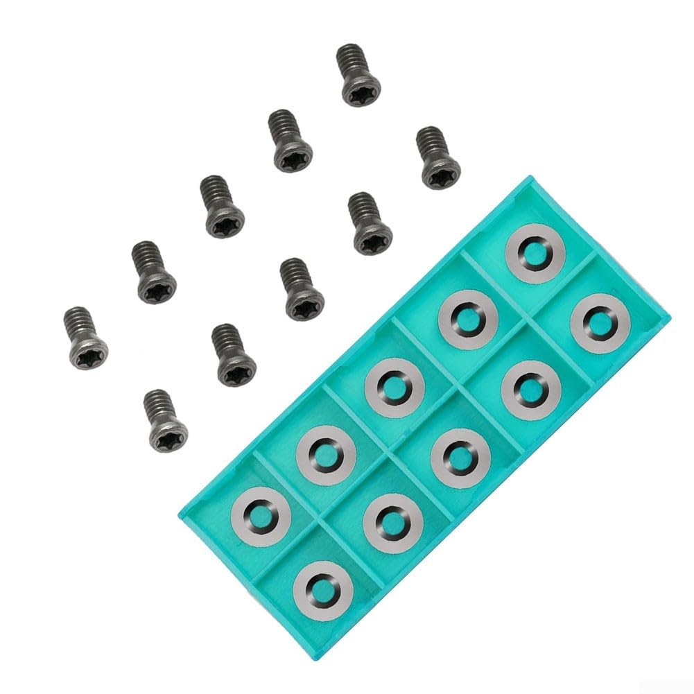 Inserti rotondi in carburo per tornio, diametro 12 mm, compatibili con Ci3 serie 6400, confezione da 10