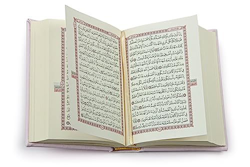 Ihvan-Online-Medina-Calligraphy-Quran-Set-with-Islamic-Finger-Counter-Portable-Digital-Prayer-Tasbeeh-Pearl-Zikirmatic-Beads-3-Pieces-Gift-for-Ramadan-Eid-Mevlut-Pink