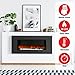 Classic Fire AJ15-S Vancouver - Calefactor de Pared con Efecto Chimenea, Mando...