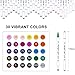 Shuttle Art 30 Colors Dual Tip Art Markers Permanent Marker Pens Highlighters Perfect for Illustration Adult Coloring Sketching and Card Making