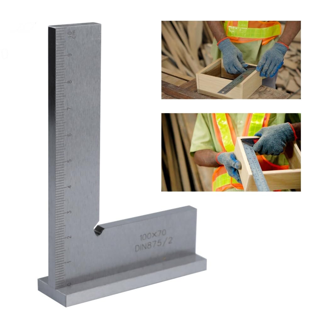 90 Degree Carpenter Square with Measuring Scale Machinist Ruler