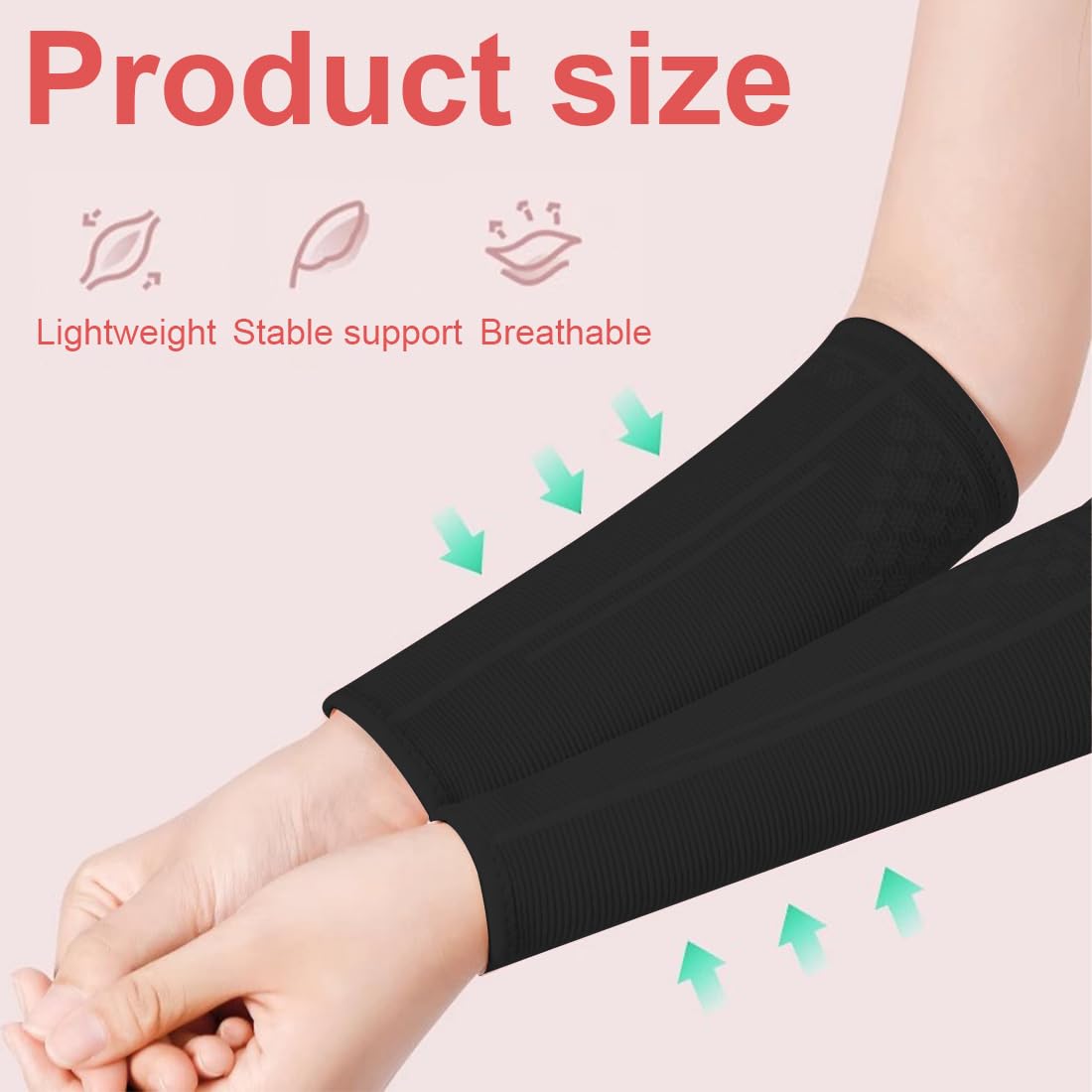 MenYiYDS, 1 PAIR OF VOLLEYBALL ARM SLEEVES, ELASTICATED MUSCLE TIGHTENERS, ARM PROTECTORS for MEN AND WOMEN WRIST BANDAGES - Image 2